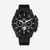 Vista frontal del Reloj Tommy Hilfiger cronógrafo en acero inoxidable negro con brazalete de acero y esfera negra - 1792262