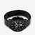 Vista superior del Reloj Tommy Hilfiger cronógrafo en acero inoxidable negro con brazalete de acero y esfera negra - 1792262