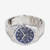 Vista superior inclinada del Reloj Tommy Hilfiger cronógrafo de acero inoxidable con esfera azul marino - 1792278
