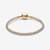 Pulsera Pandora Cadena de Tachuelas con Cierre de Corazón con acabado dorado brillante y circonitas - 564971C01