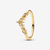 Anillo Pandora Tiara Estrellas con chapado en oro y circonitas, vista lateral - 164946C01