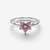 Anillo Pandora Flor de Cerezo Mulán de Disney de plata con circonitas y esmalte rosa en detalle - 135027C01