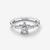 Anillo Pandora Baguette Estrella Brillante de plata de ley y circonitas - 195072C01