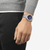 Vista del Reloj Tissot PR 100 Sport Gent Chronograph con esfera azul en muñeca - T1016171104100