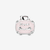 Charm Pandora maleta en plata de ley y esmalte rosa con texto 'Love travels' - 798063EN124