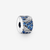Clip Pandora Pluma Curvada en Pavé de plata de ley con cristales azules - 792552C01