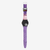 Reloj Swatch Majin Buu X Swatch con correa morada, vista lateral completa - GZ358