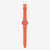 Vista completa del Reloj Swatch Red Away con correa naranja - GE722