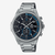 Reloj Casio Edifice con caja y brazalete de acero plateado, esfera bicolor azul - EFR-S572D-1AVUEF