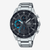Reloj Casio Edifice Acero Plateado Esfera Bicolor Bisel Gris - EFS-S620DB-1BVUEF