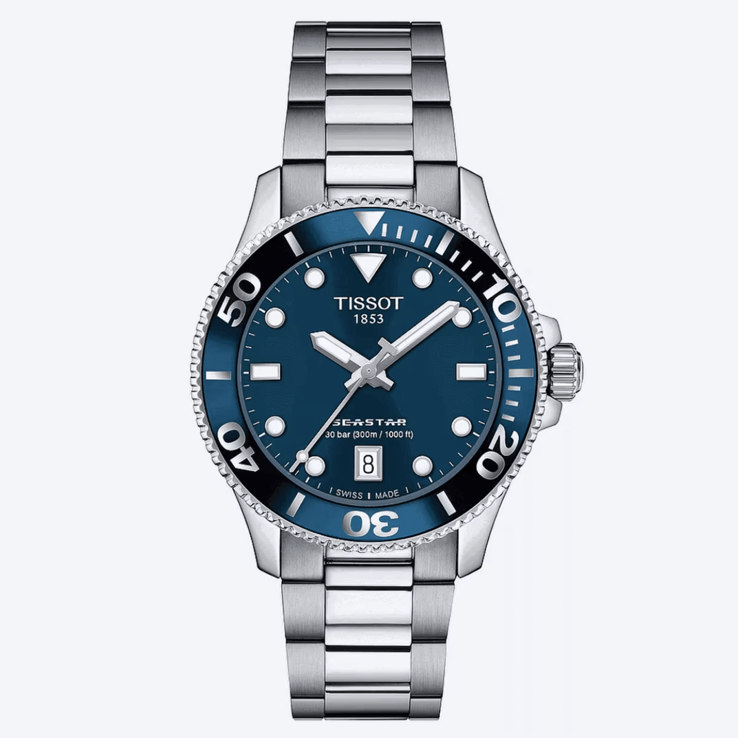 Reloj Tissot Seastar 1000 36mm Esfera Azul