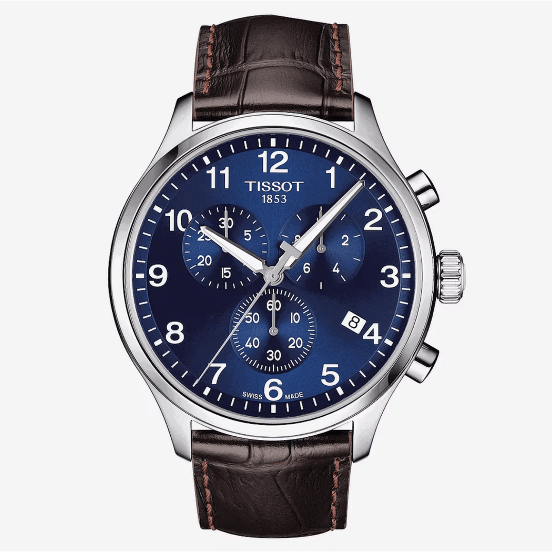Reloj Tissot Chrono XL Classic Correa Piel Marrón