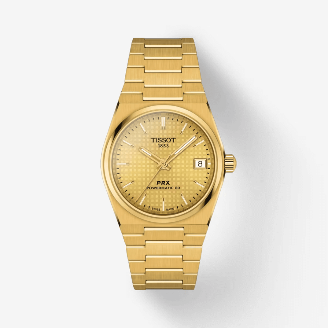 Reloj Tissot PRX Powermatic 80 Dorado 35mm