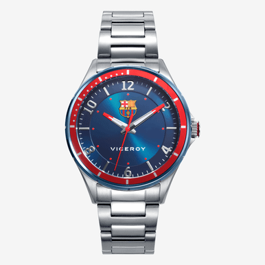 Reloj Viceroy Niño FC Barcelona, 3 Agujas, Brazalete Acero