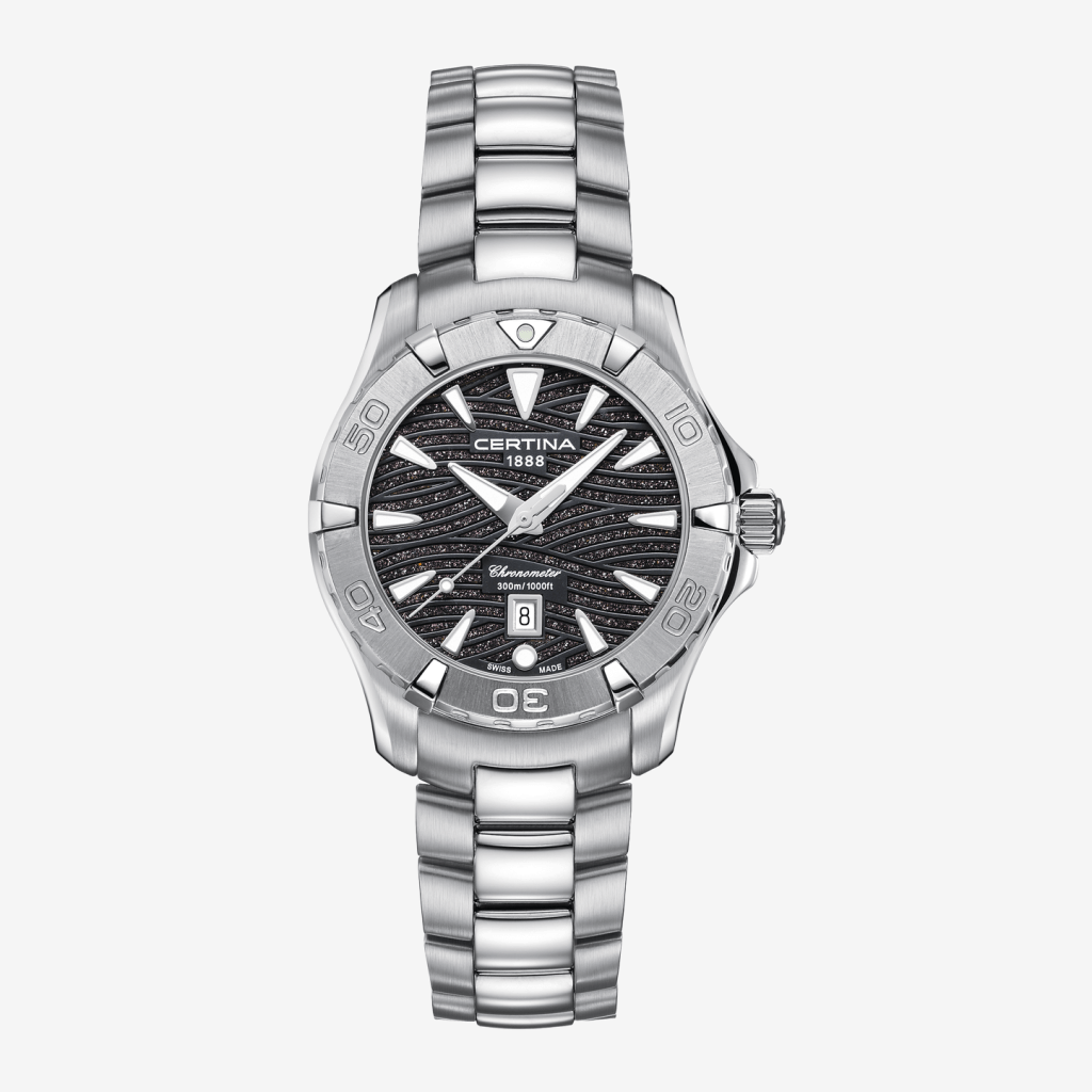 Reloj Certina DS Action Lady 34mm Acero, Esfera Gris