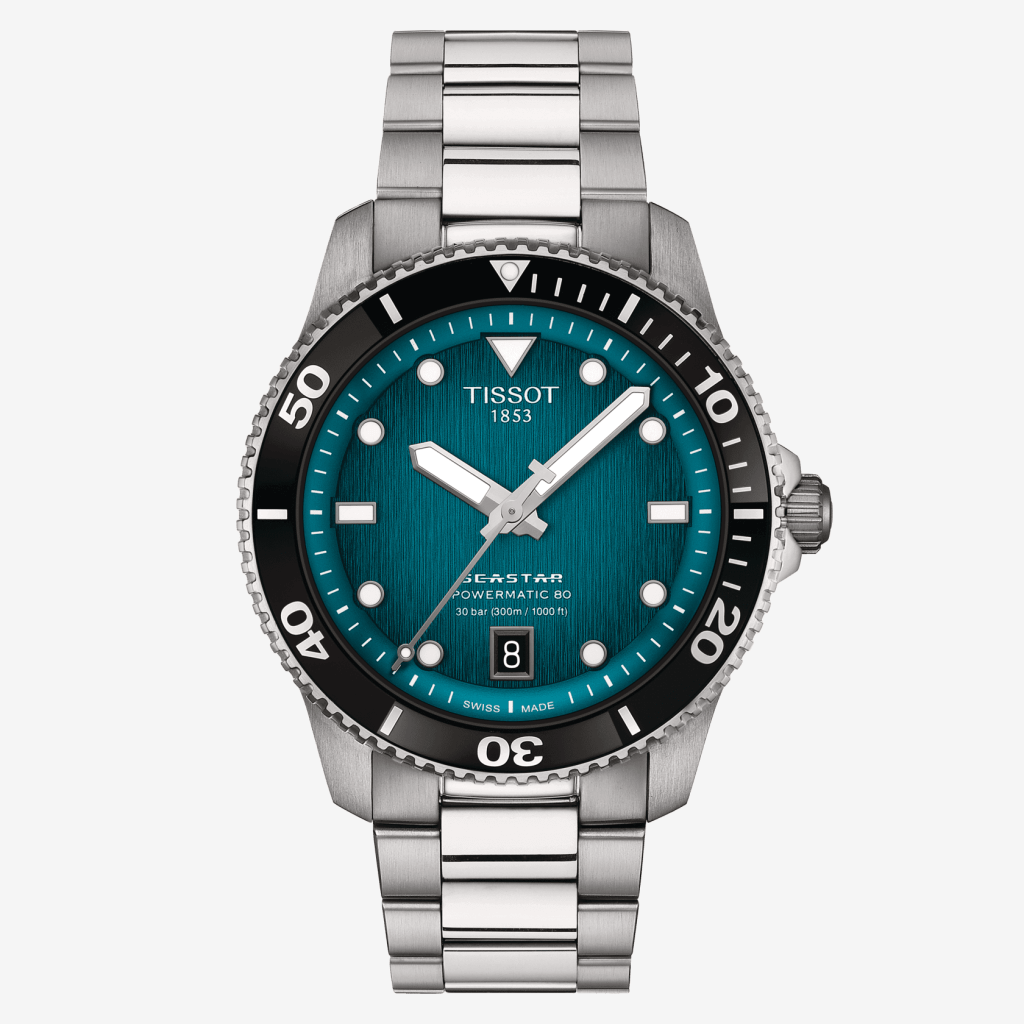 Reloj Tissot Seastar 1000 Powermatic 80 Esfera Azul 40mm