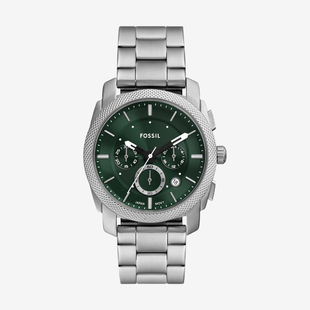 Reloj Fossil con cronógrafo Machine de acero inoxidable