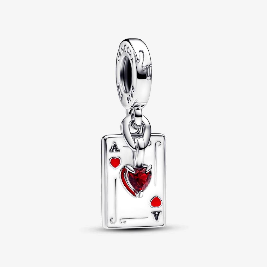 Charm Colgante Pandora Doble Reina de Corazones Villanos de Disney