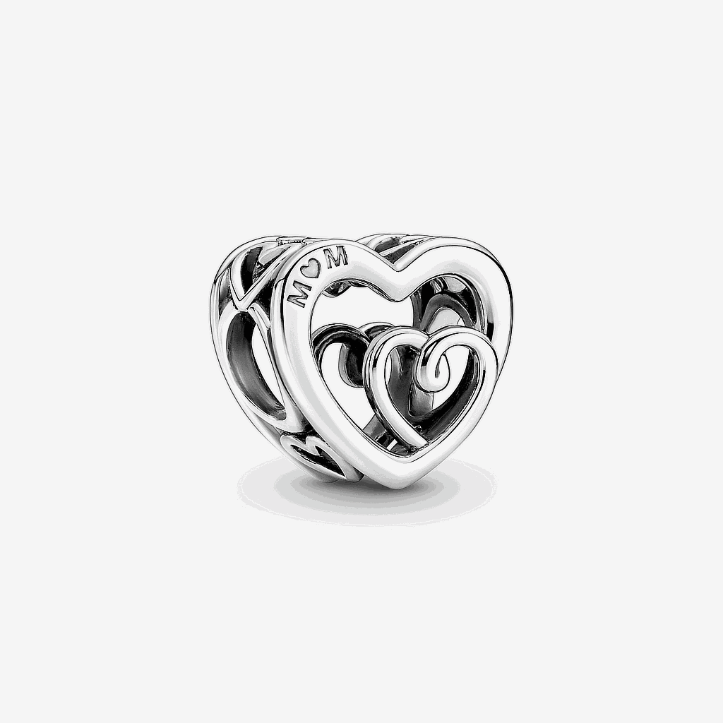 Charm Pandora Corazones Infinitos Entrelazados