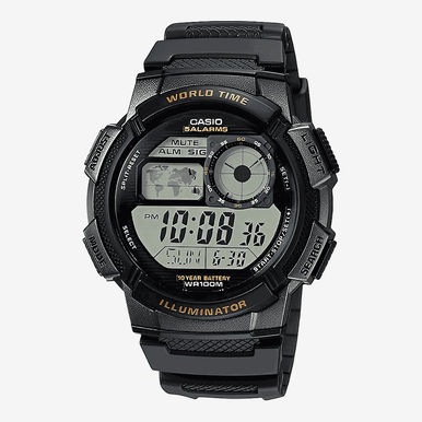 Reloj Casio Collection Brazalete Plástico Negro Digital