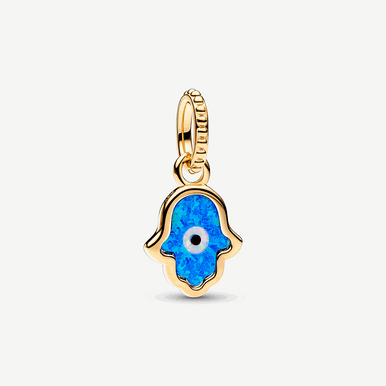 Charm Colgante Pandora Hamsa Azul