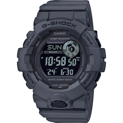 Reloj Casio G-Shock G-Squad Serie Gbd-800 Plástico Gris