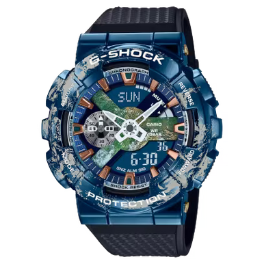 Reloj Casio G-Shock Classic Serie 110 Acero Multicolor Azul