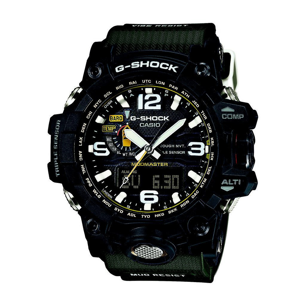 Reloj Casio G-Shock Master Of G Tierra Mudmaster Acero Verde