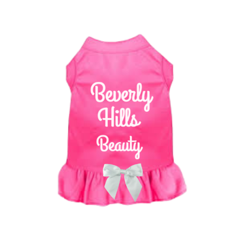 Beverly Hills Beauty Dog Dress X Large PINK