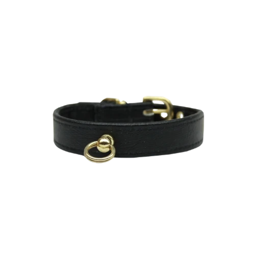 Bee Mine Dog Collar 18" Black