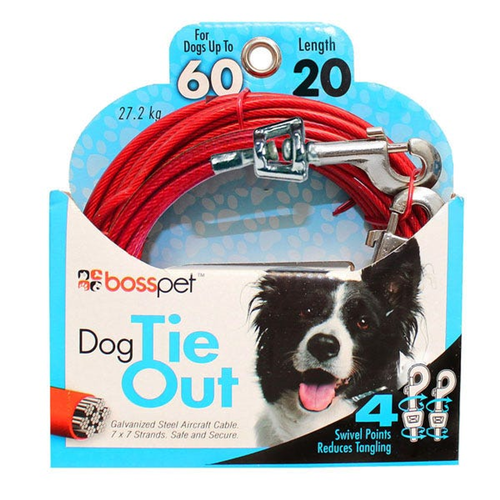 BP Tie-Out Swivel Snap 40ft Lrg