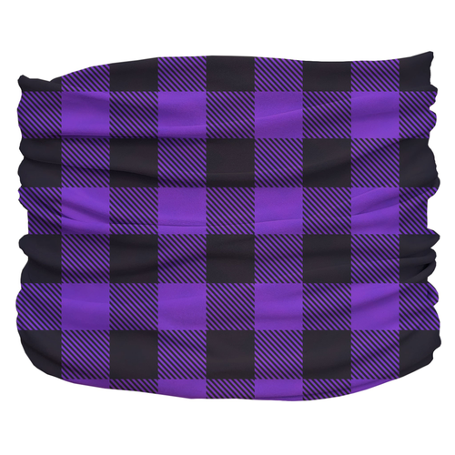 Buffalo Plaid Pup Scruff XS Purple,Black