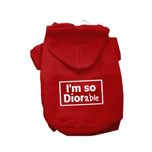 DIOR-able Hoodie Medium RED