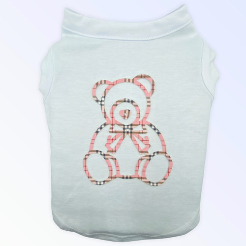 Furberry Bear Tee Medium WHITE