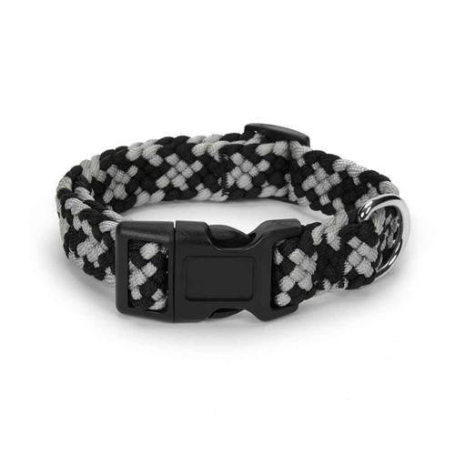 GG Braided Rope Collar Small Black