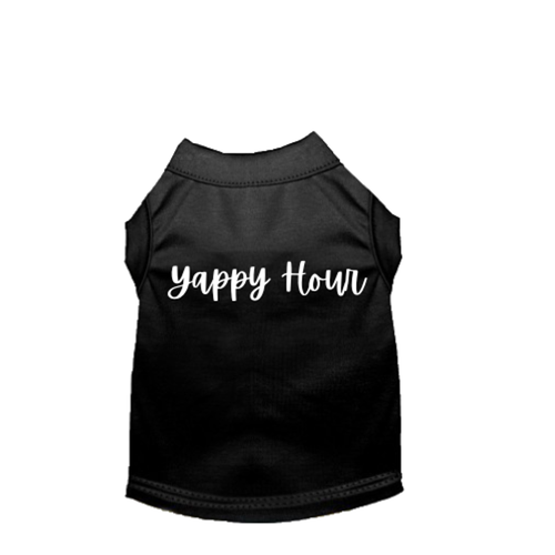 Happy Yappy Hour Matching Dog Dress or Tee TEE 2X Large