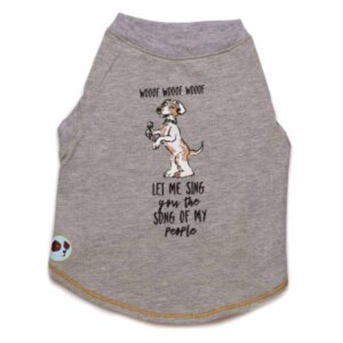 Let Me Sing the Song of My People Tee Large Grey