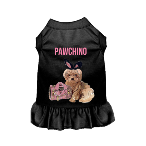 Miss Pawchino Dress Medium BLACK