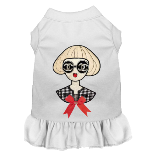 Ms. Fashion Dress Large WHITE