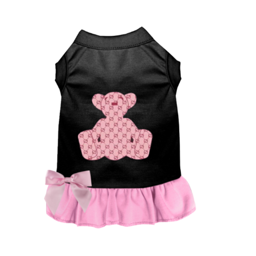 My Cuddly GG Bear Small Black with Pink Bottom