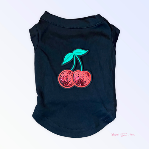 My Fabulous Cherry Tank Medium BLACK
