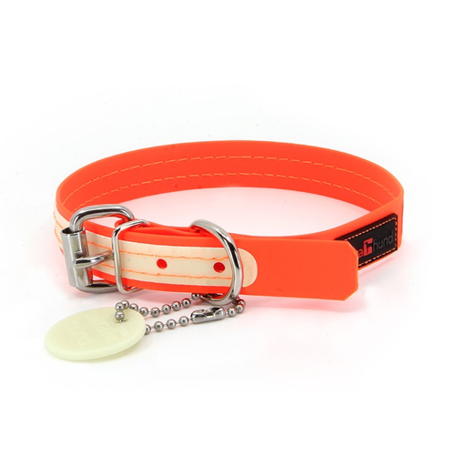 Play Glow Collar 3/4"x16" Orange