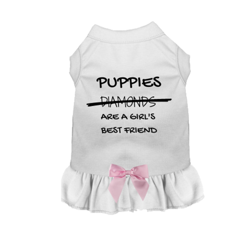 Puppies Are A Girl's Best Friend Dress X Large