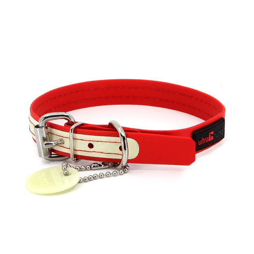 Play Glow Collar 3/4"x10" Red
