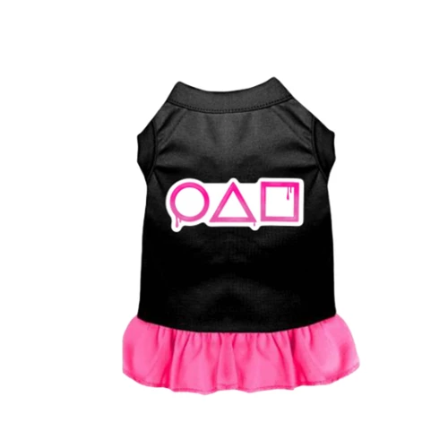 Squid Game Drip X Small BLACK WITH PINK TRIM