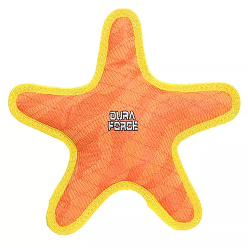 DuraForce Star Tiger Orange-Yellow Pet Toy