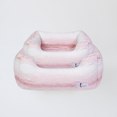Cashmere Dog Bed Large Pink Fawn