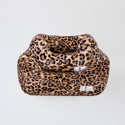 Cashmere Dog Bed Small Leopard