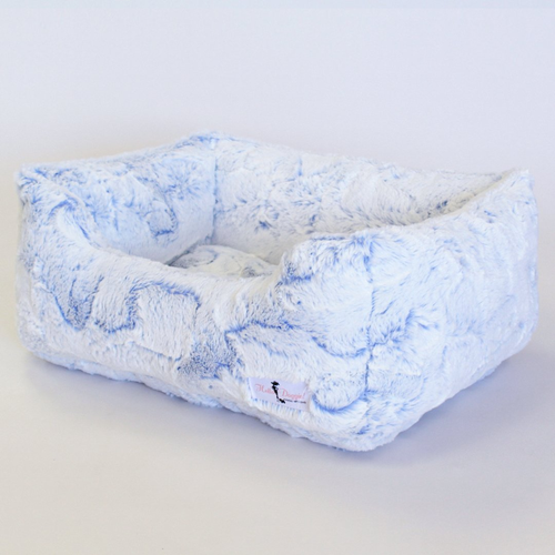 Whisper Dog Bed Large Blue Lotus