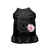 Chiffon No. 5 Flower- Dog Dress Black XS